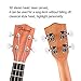 Soprano Ukulele Mahogany Wooden 21 Inch for Kids Beginner with Uke Gig Bag Strap Picks Capo Nylon String