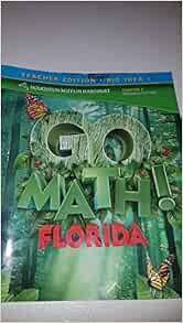 Go Math Florida Grade 1: 9780547265810: Amazon.com: Books