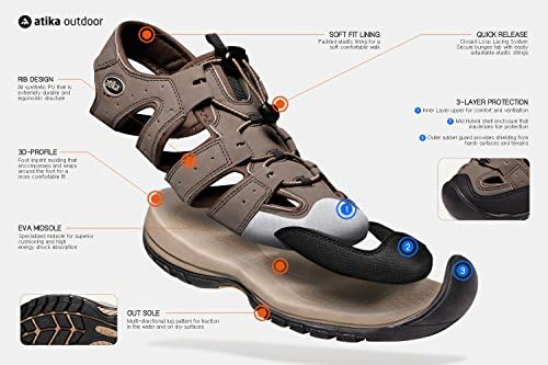 atika men's sports sandals