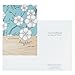 DaySpring Thinking of You Greeting Card with Embossed White Envelopes, 12 Count, Joyful Thoughts