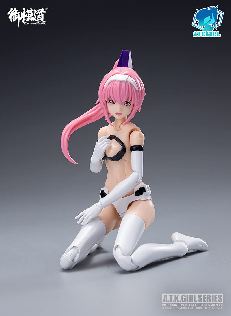HiPlay Eastern Model 1/12 Scale Action Figures, Assemble Model Kits, A.T.K. Girl Series- Anime Style Figure Full Set (God of East: Azure Dragon)