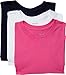 Polo Ralph Lauren Classic Crew Neck T-Shirt 3-Pack, L, Navy/White/Pink