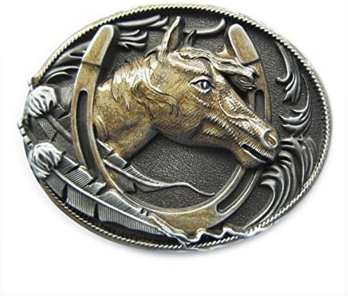 Wolf Horse Western Wildlife Belt Buckle Mix Styles Choice Stock in US (10)