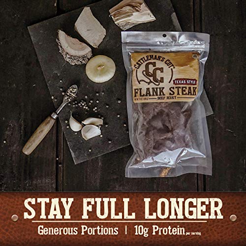 Cattleman's Cut Texas Style Flank Steak Beef Jerky, 9 Ounce Pricepulse