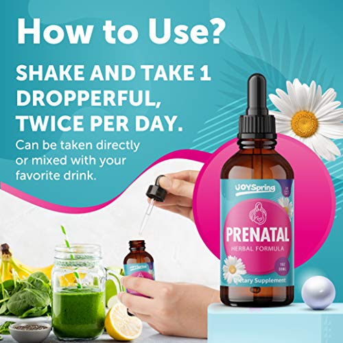 Prenatal Vitamins with Folic Acid DHA Free Liquid Prenatal Vitamin
