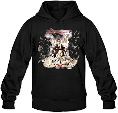 MINNRI Men's Blood In This Moment Hoodie Black XL