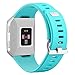 Hotodeal For Fitbit Ionic Bands Waterproof, Replacement Sport Strap Accessory Wristbands for Ionic Fitbit Smartwatch, 13 Classic Colors, Teal, Large