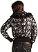 Ed Hardy Womens Logo Puffer Jacket -Black/Silver - Medium