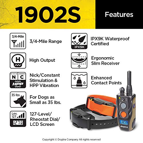 Dogtra 1902S Remote 2 Dog Training Collar System & Hunting Bumpers-img-1