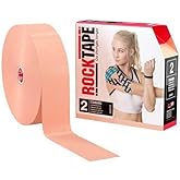 RockTape Extra Sticky Kinesiology Tape - Athletic Tape for Muscle Pain Relief, Injury Recovery - Microscopic Skin Lifting & Decompression - Sweat & Water Resistant