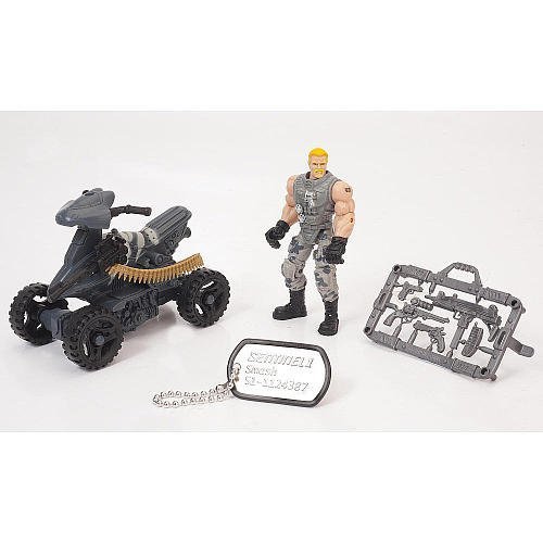 True Heroes Sentinel 1 Action Figure and Vehicle - Smash - ATV