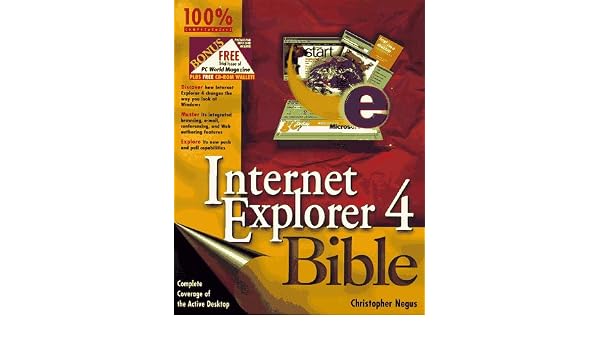 Internet explorer 4 bible