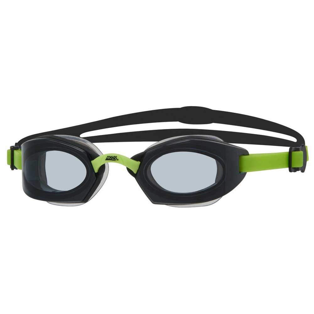Zoggs Unisex Ultima Air Swimming Goggles, Lime/Black/Tint Smoke, One Size