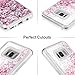 Galaxy S8 Case, Caka Galaxy S8 Glitter Case Luxury Fashion Bling Flowing Liquid Floating Sparkle Glitter Soft TPU Case for Samsung Galaxy S8 (Rose Gold)