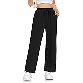 EDUWU Womens Sweatpants Loose High Waist Wide Leg Lounge Pants Fall Outfits Athletic Joggers with Pockets