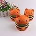 WATINC Kawaii 1 pcs Jumbo Food Squishise Cat Hamburgers Cream Scented Slow Rising Squishies Charms, Kid Toy, Lovely Toy Stress Relief Toy, Decorations Toy Large (Hamburgers )