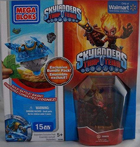 Mega Bloks Skylanders Trap Team Hero Packs Torch Exclusive Bundle Pack Set