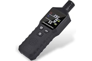 Handheld Carbon Monoxide Meter, WESHLGD Portable Carbon Monoxide Detector, High Accuracy 3-in-1 CO Gas Tester Alarm Monitor(CO Value, Temperature and Humidity Display) for Home/Kitchen/Hotel/RV