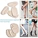 Heel Pads 8 Pieces, Heel Cushion Inserts, Shoe Sole Cushion, Heel Grips, High Heel Liners, Ball of Foot Insoles, Heel Snugs for Men Women