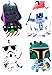 Star Wars Christmas Gift Tags, Embellishments, Pack 8-Count, 2.5" W x 4" H