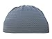 Silver Gray Cotton Stretch Knit 1-Size Kufi Hat Skull Cap - Comfortable - Unique Design