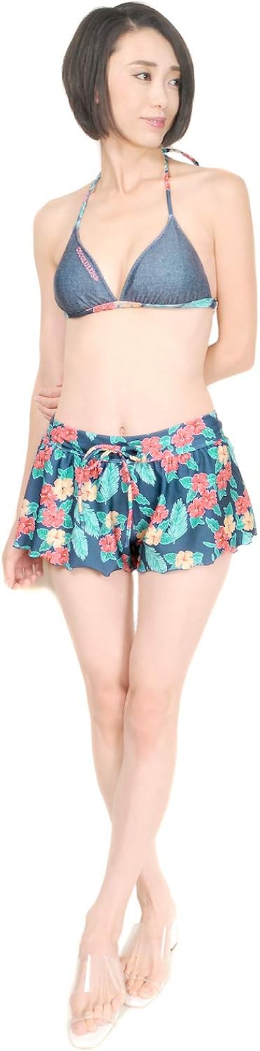 ポイント10倍 Rolarola パフスリーブ セットアップ水着 上下set コーラル 売り切れ必至 Crabsky Com