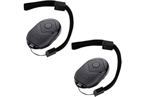 ESZKOZTA TikTok Remote Control for Android Smartphone (2 Pack), Page Turner for Kindle App, Bluetooth TIK Tok Video Scrolling Remote for Samsung, Motorola, Google Pixel, Oneplus with Adjustable Hand Strap.