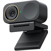 Insta360 Link 2C Pro &ndash; 4K Webcam for PC/Mac, 1/1.3&rdquo; Sensor, Low-Light, Auto Framing, HDR, Directional Noise-Canceling Mics, Supports Stream Deck, Zoom, Teams, Twitch for Streaming or Meetings
