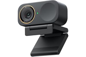 Insta360 Link 2C Pro – 4K Webcam for PC/Mac, 1/1.3” Sensor, Low-Light, Auto Framing, HDR, Directional Noise-Canceling Mics, S