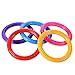 ThinkMax Ring Toss Game Set, Kid's or Family Outdoor Quoits Game - 5 Colorful Rings Included