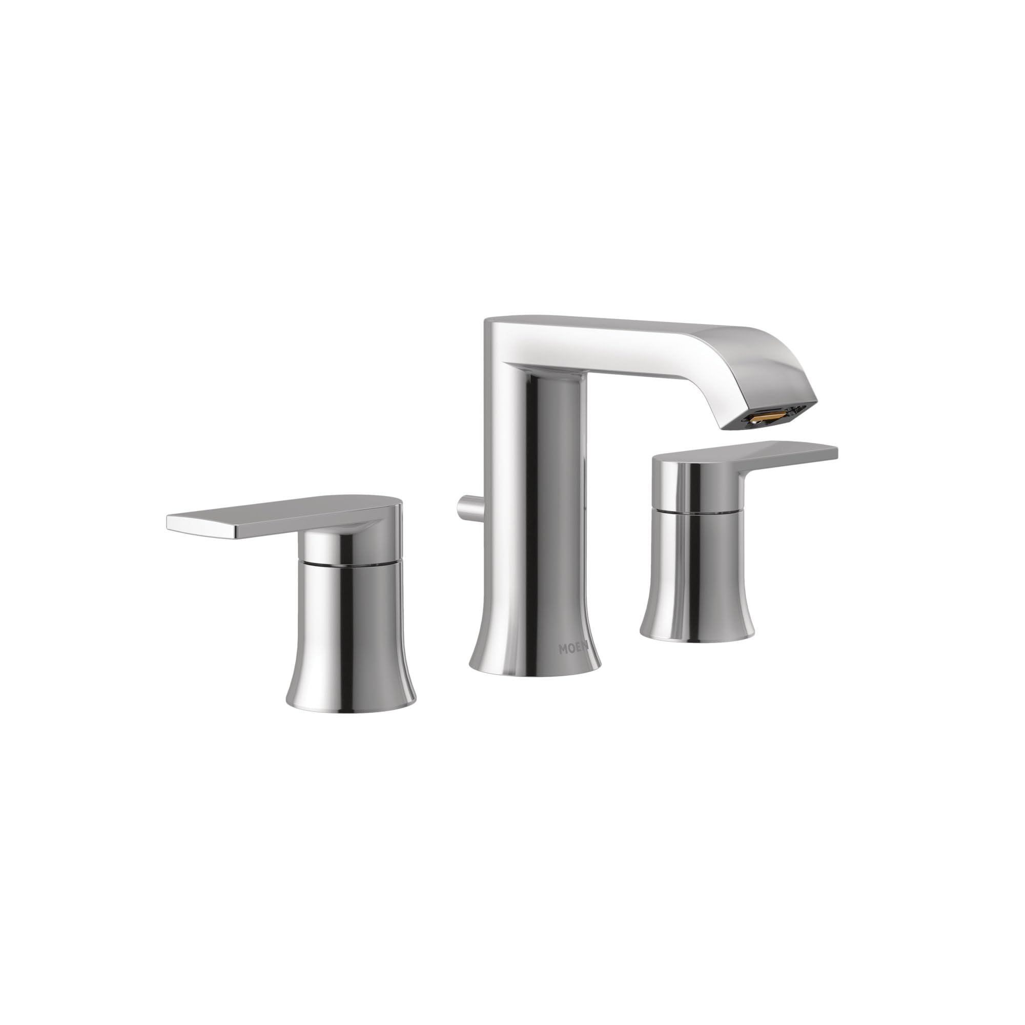 Moen T6708 Genta LX Two Handle Widespread Modern Bathroom Facuet Valve Required, Chrome
