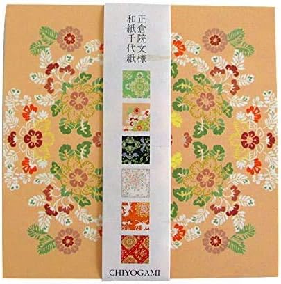 Amazon 和紙 千代紙 折り紙 色紙 正倉院文様 5セット 合計90枚入 おりがみ 文房具 オフィス用品