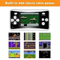 Mademax Handheld Game Console, 400 Classic FC Retro
