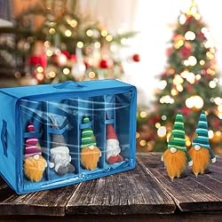 Christmas Figures Storage Box Keeps 4 Figurines up