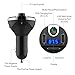 JARLINK Bluetooth FM Transmitter, Wireless in-Car FM Transmitter Stereo Radio Adapter Car Kit with 2 USB Car Chargers, Hands Free Calling Compatible iPhone Samsung Android, etc