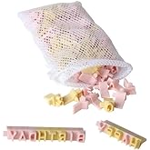 Home-X Cookie Stamps Fondant Letter Stamps - Alphabet, Numbers & Symbols, DIY Fondant Embosser for Cookie & Cake Decorating -