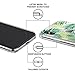 MOSNOVO Tropical Palm Leaves Pattern Designed for iPhone Xs Case/Designed for iPhone X Case,Clear Case with Design,TPU Bumper with Protective Hard Case Cover