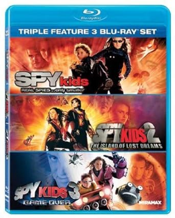 Spy Kids Triple Feature Blu Ray Amazon De Dvd Blu Ray