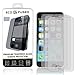 Eco-Fused 0.4mm Tempered Glass Screen Protector with Oleophobic Coating for iPhone 6/6S - 3 Pack