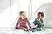 Vaenait Baby Kids Boys Sleepwear Pajama 2pcs Set Color Pen Green S