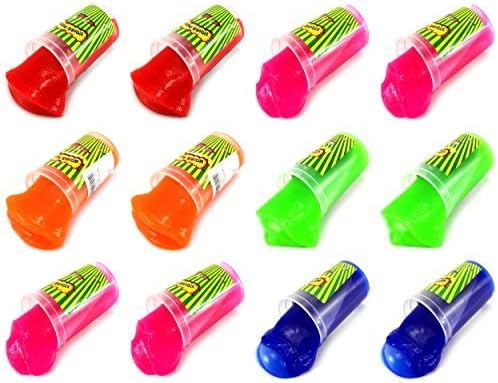 Set of 12 Noise Putty Fart Sounds Children's Kid's Toy Slime Putty (Colors May Vary) by Novelty Toys