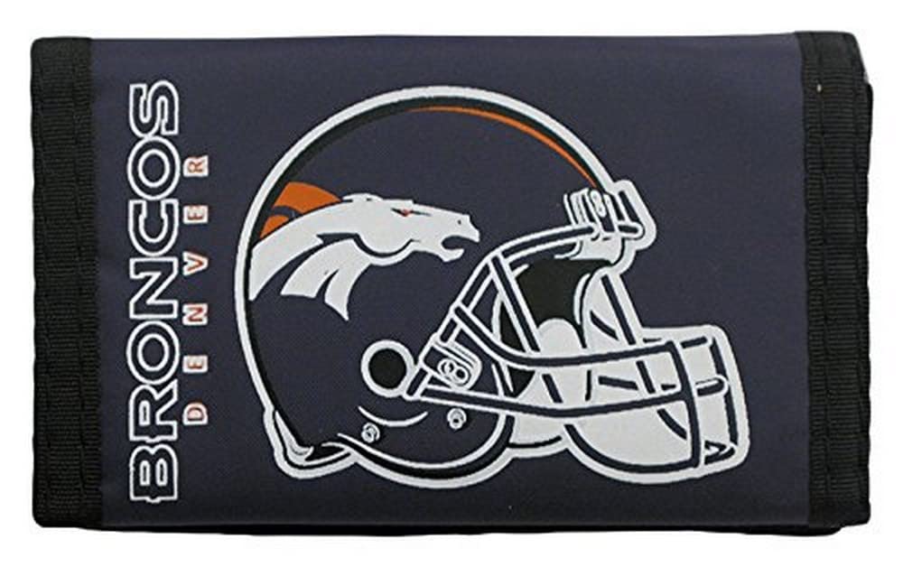 Rico Industries NFL Denver Broncos Nylon Tri-Fold Wallet Nylon Tri-Fold Wallet