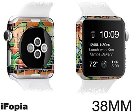 Black Friday Countdown Sale! Apple Watch waterproof Special body protector film accessories case for making(customizing) new apple watch with EDGE SKIN-iFopia®/GRAFFITI(39)