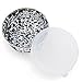 Black Splatter Enamelware Storage Bowl with Lid