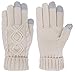 Simplicity Women Winter Gloves Knit Touchscreen Gloves, Vanilla