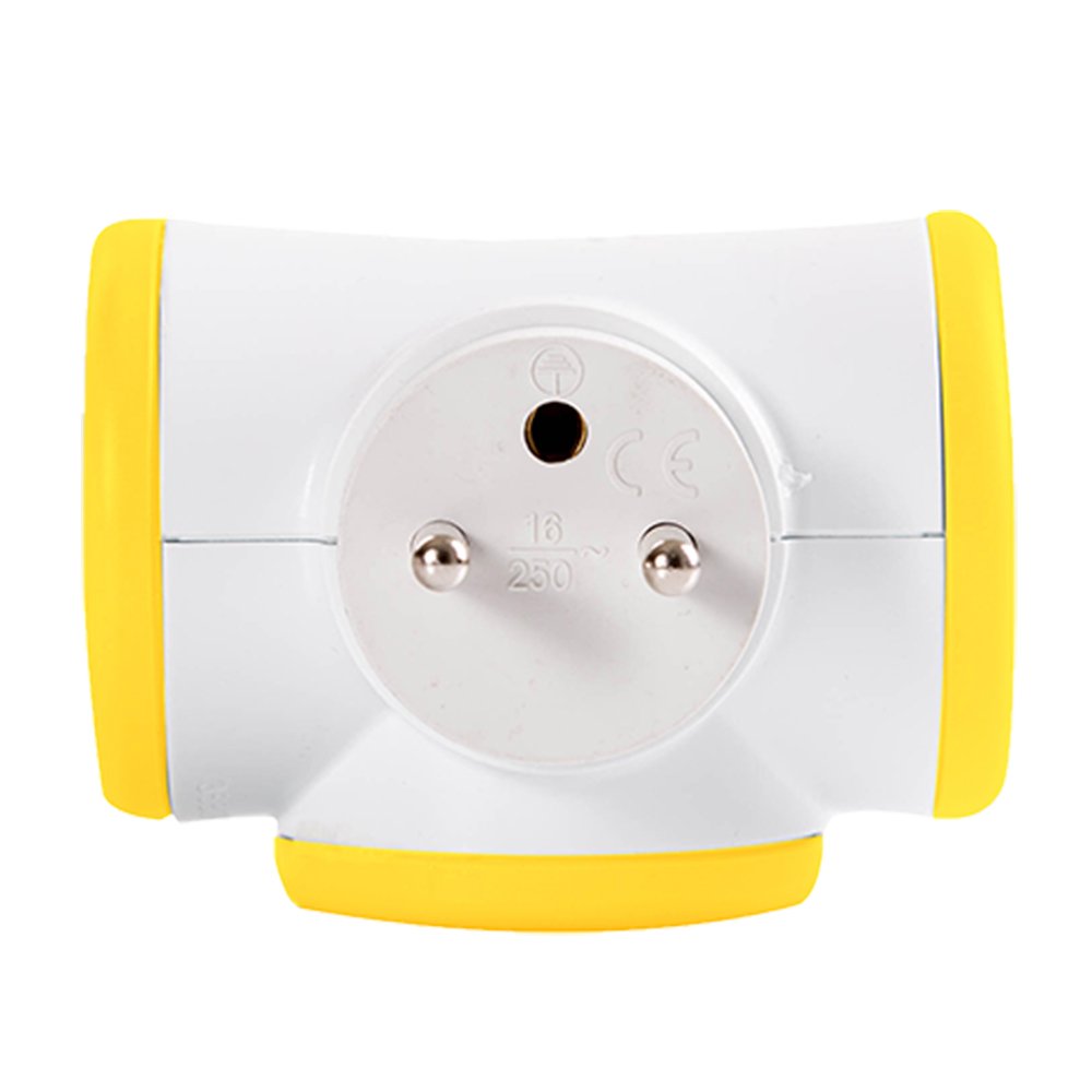 WATT & CO MPF3C Multi Plug, Multicolour, MPF3C-JAU-CT — image 1