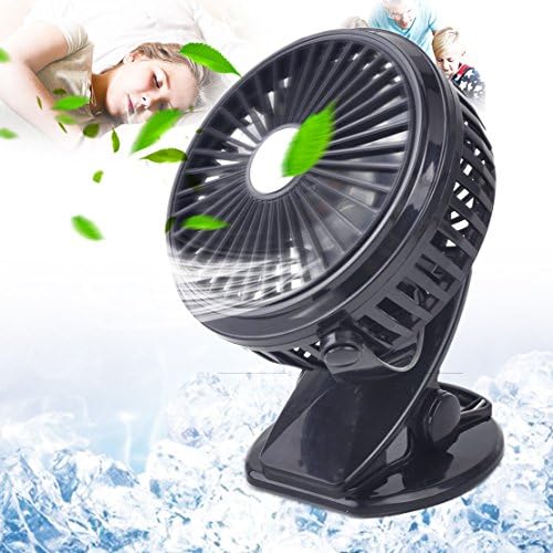 Clip Fan Battery Usb Camping Desk Portable Suitable For Baby Stroller, Gym Workout, Car Backseat, Outdoors, Camping, Trips,etc