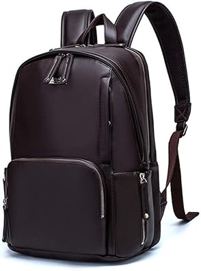 Amazon Envoy エンヴォイ ビジネスリュック メンズ 革 大容量 15 6インチ Pc リュック ビジネスバッグ レザー 防水 通勤 出張 旅行 通学 ブラウン Envoy エンヴォイ メンズ