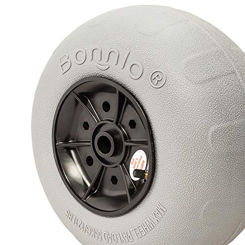 Bonnlo Beach Wheels Upgrade 12" Replacement Balloon Sand Tires for
