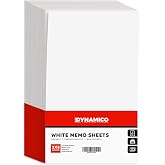 White Memo Sheets Paper &ndash; Perfect for Quick Notes, To-Do Lists and Reminders for School, Office and Business | 3 x 5 Inches | 24lb Bond / 60lb Text (90gsm) Paper | 250 Sheets per Pack